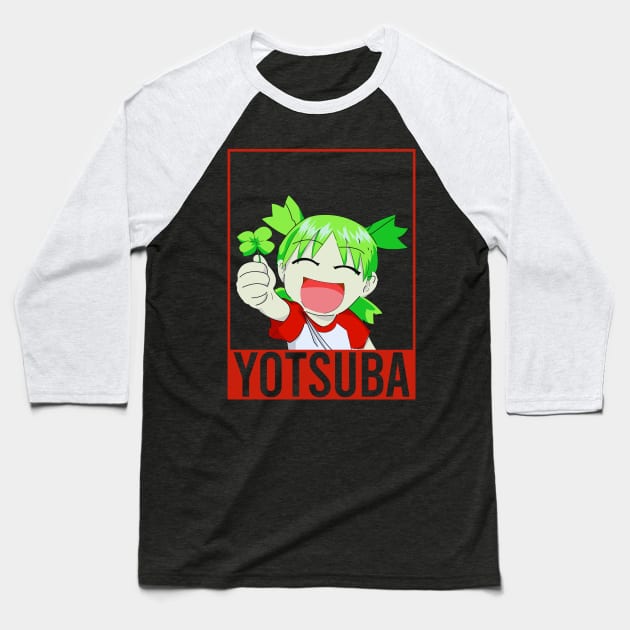 Yotsuba nnew 5 Baseball T-Shirt by RyuZen